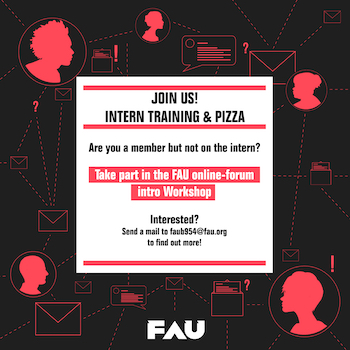 New Intern Workshop (introduction) for FAU Members