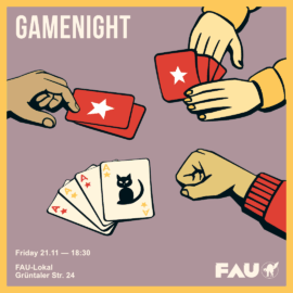 Open Lokal 21.11.25: Game Night & Workplace Union Counseling