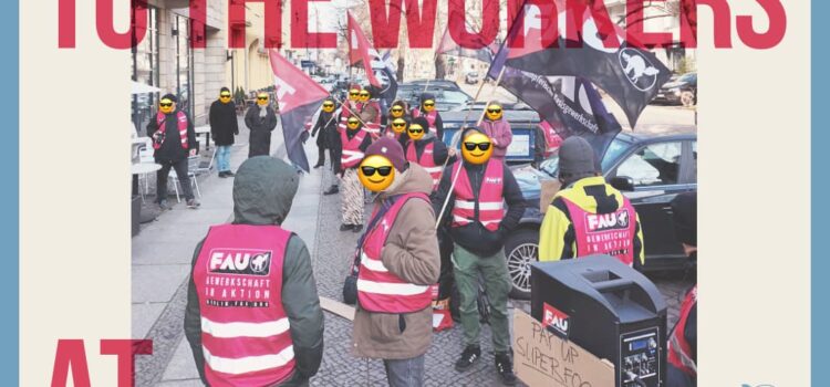 OPEN LETTER TO THE WORKERS AT SUPERFOODS OPEN LETTER TO THE WORKERS AT SUPERFOODS