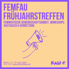 FemFAU Frühjahrstreffen 2026 in Berlin FemFAU Frühjahrstreffen 2026 in Berlin