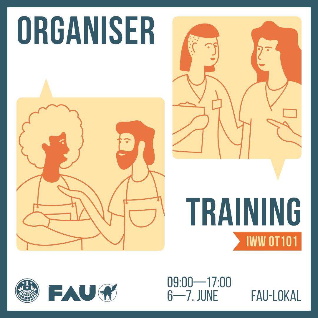 IWW Organiser Training 101: June 2026 [EN] — FAU Berlin